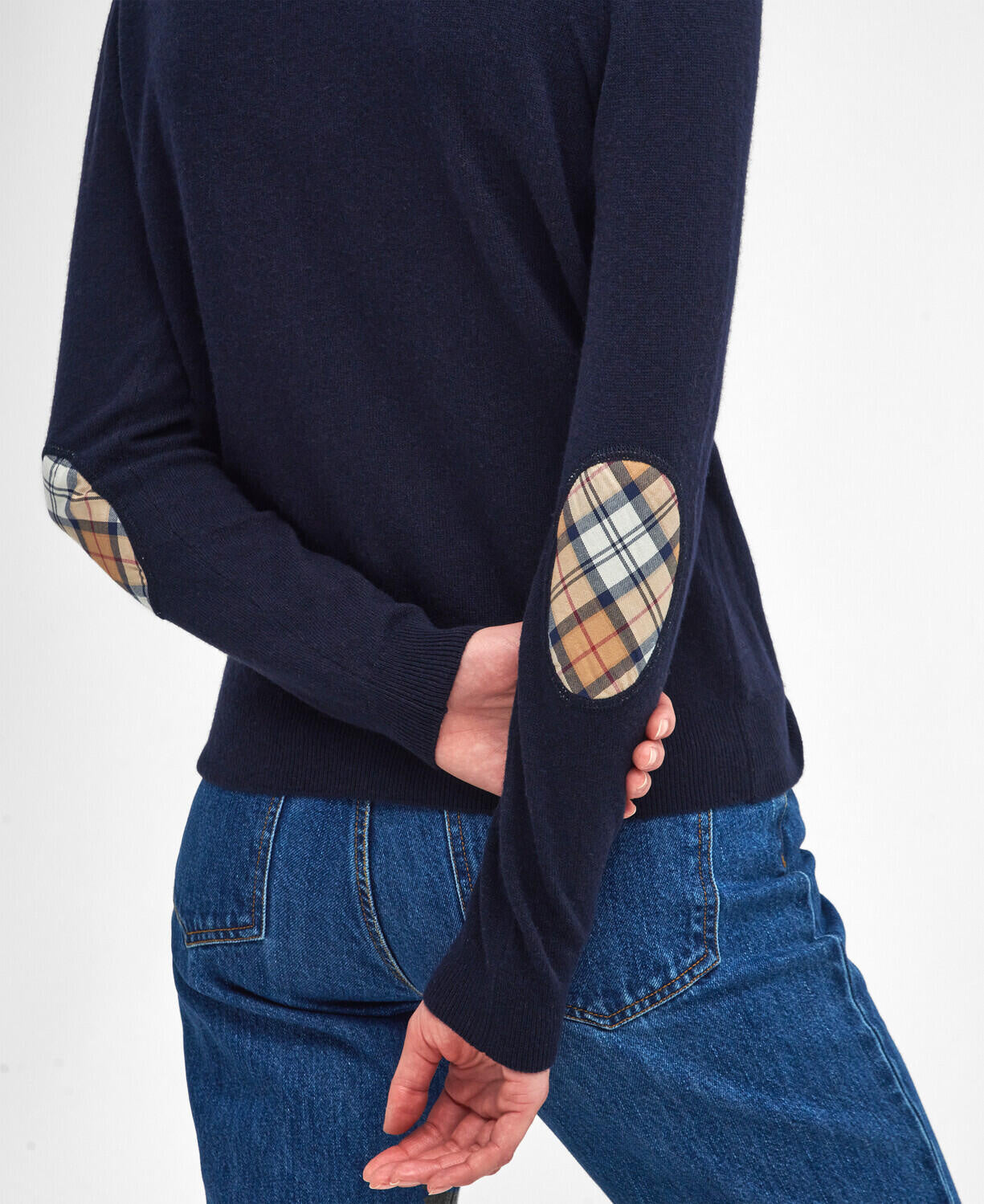 Strickjacke PENDLE CARDI aus Wollmix - NY78-Navy/He - Blau