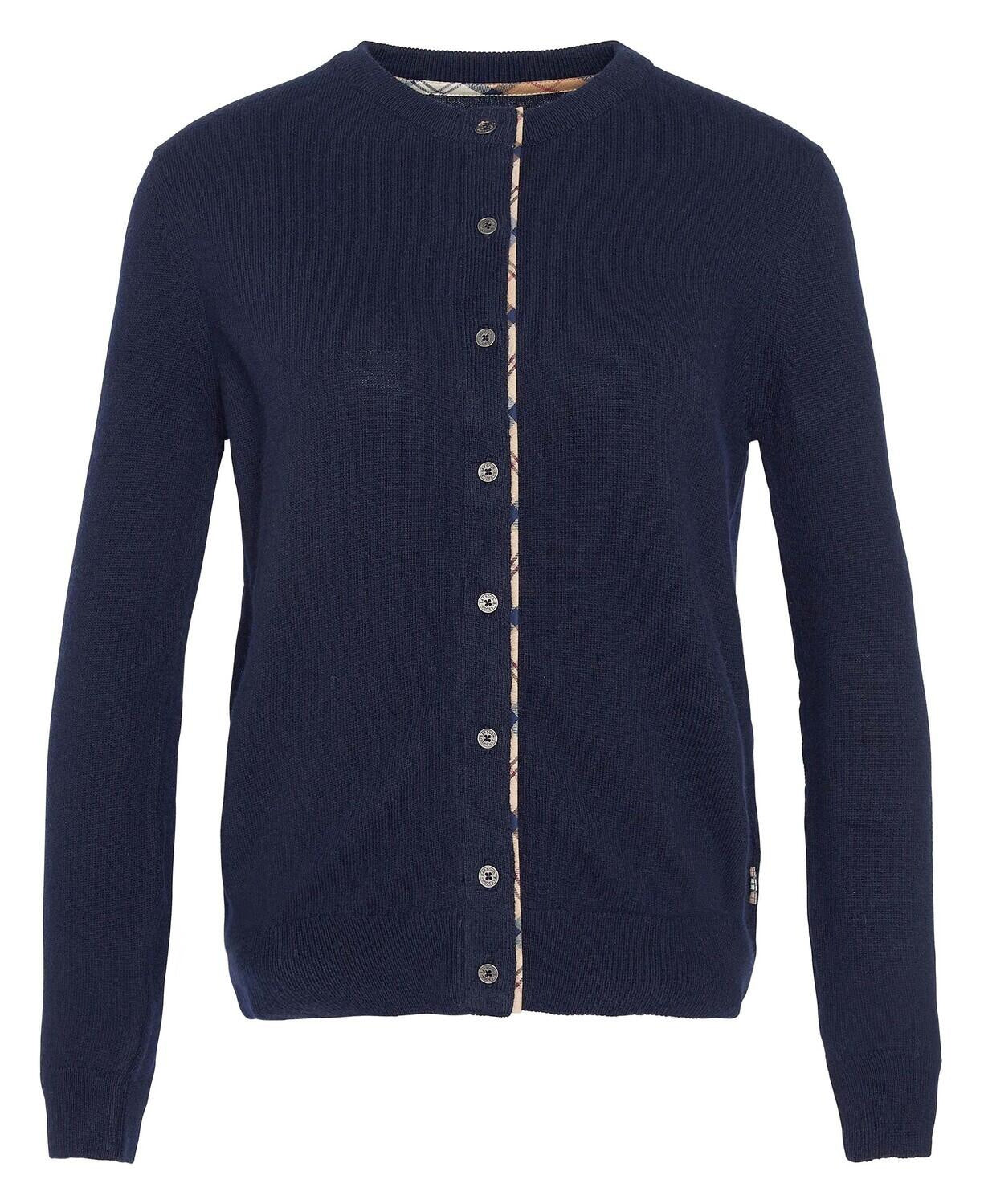 Strickjacke PENDLE CARDI aus Wollmix - NY78-Navy/He - Blau