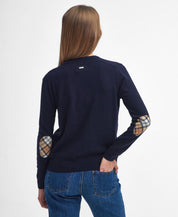 Strickjacke PENDLE CARDI aus Wollmix - NY78-Navy/He - Blau