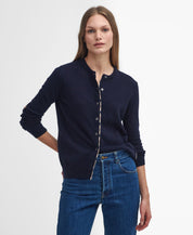 Strickjacke PENDLE CARDI aus Wollmix - NY78-Navy/He - Blau