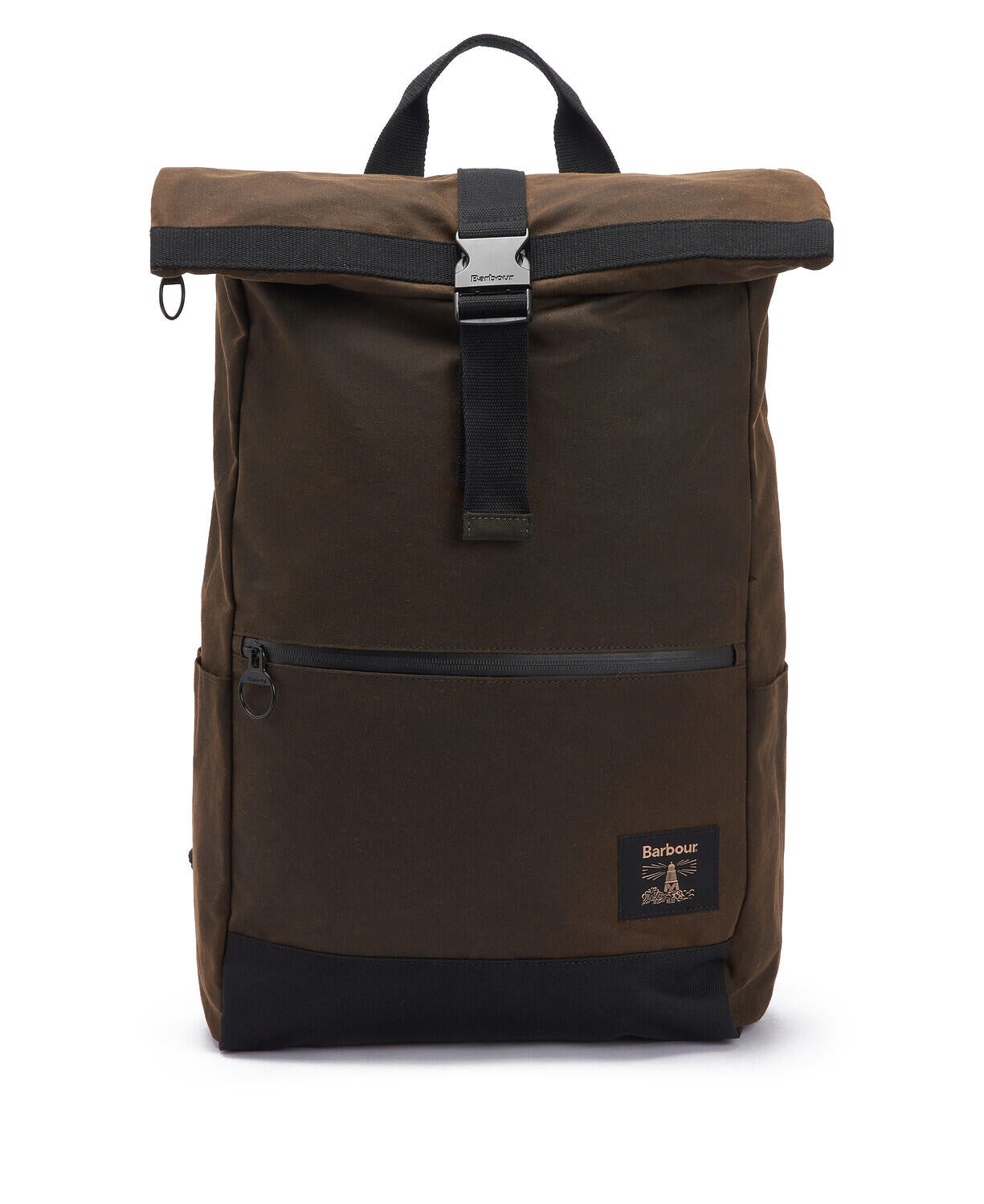 Rucksack FIELD Roll-Top gewachst - OL71-Fold Olive/B - Braun