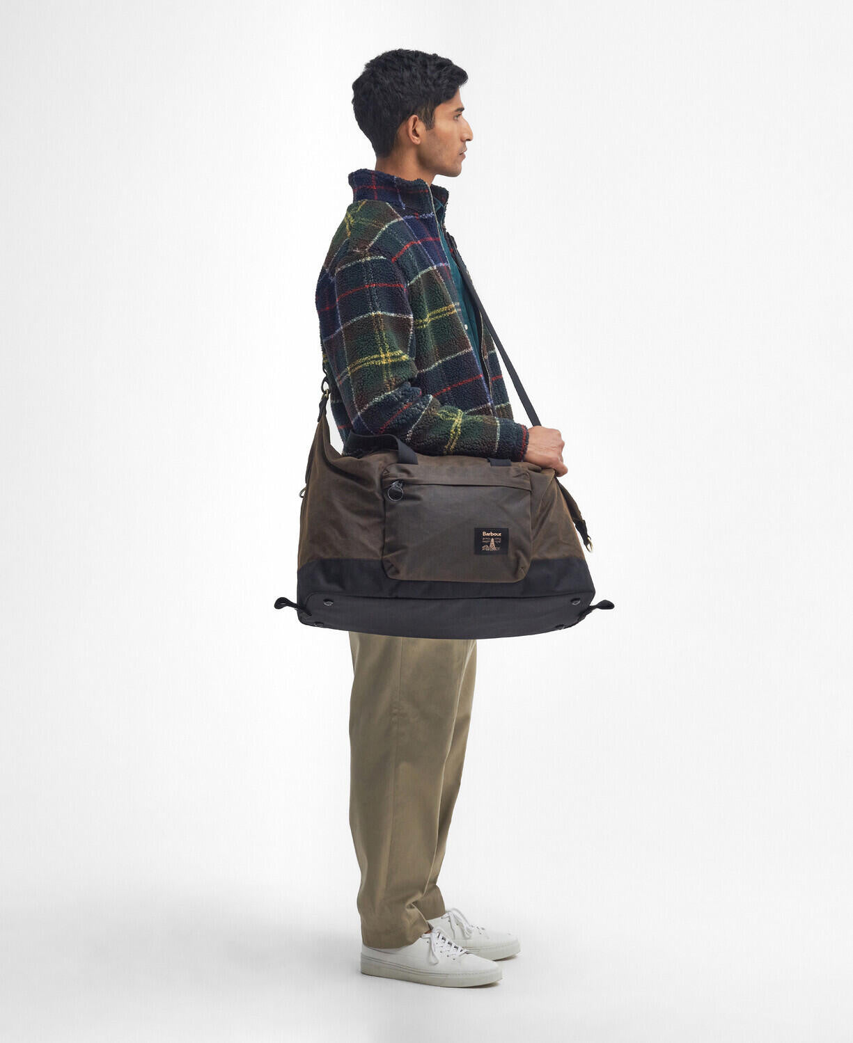 Reisetasche FIELD gewachst - OL71-Hold Olive/B - Braun