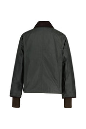 Wachsjacke CROP BEADNELL - SG51-Sage/An - Grün
