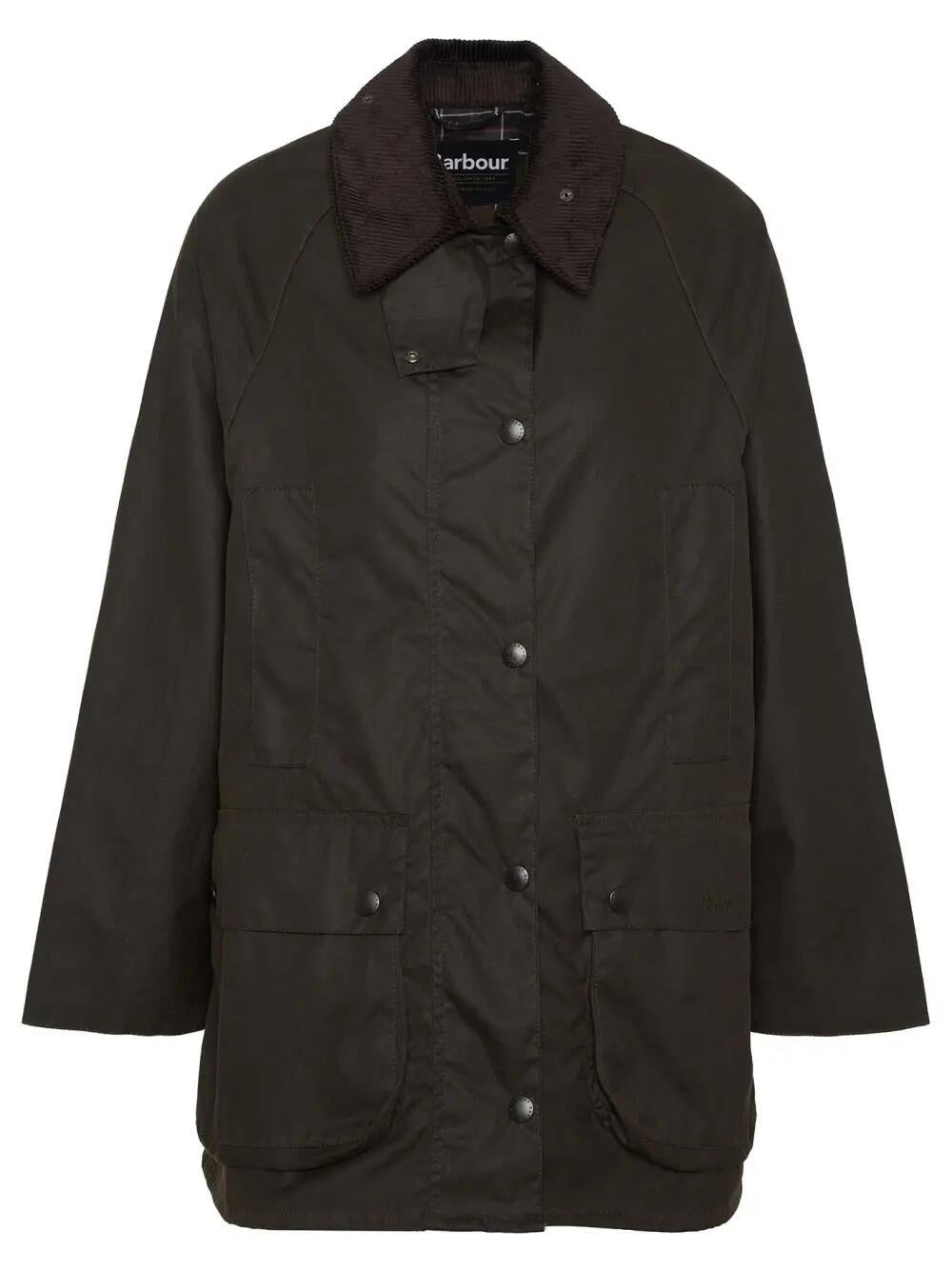 Wachsjacke BEAUFORT - OL71-Olive/C - Braun
