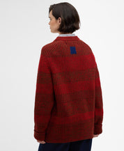 Barbour x Paul Smith Strickpullover - RE64-Rosette - Rot