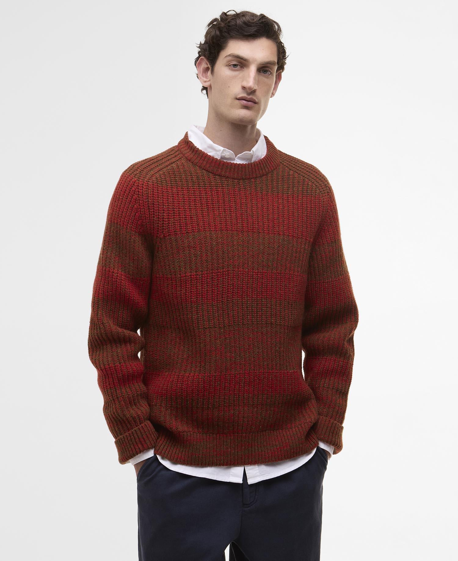 Barbour x Paul Smith Strickpullover - RE64-Rosette - Rot