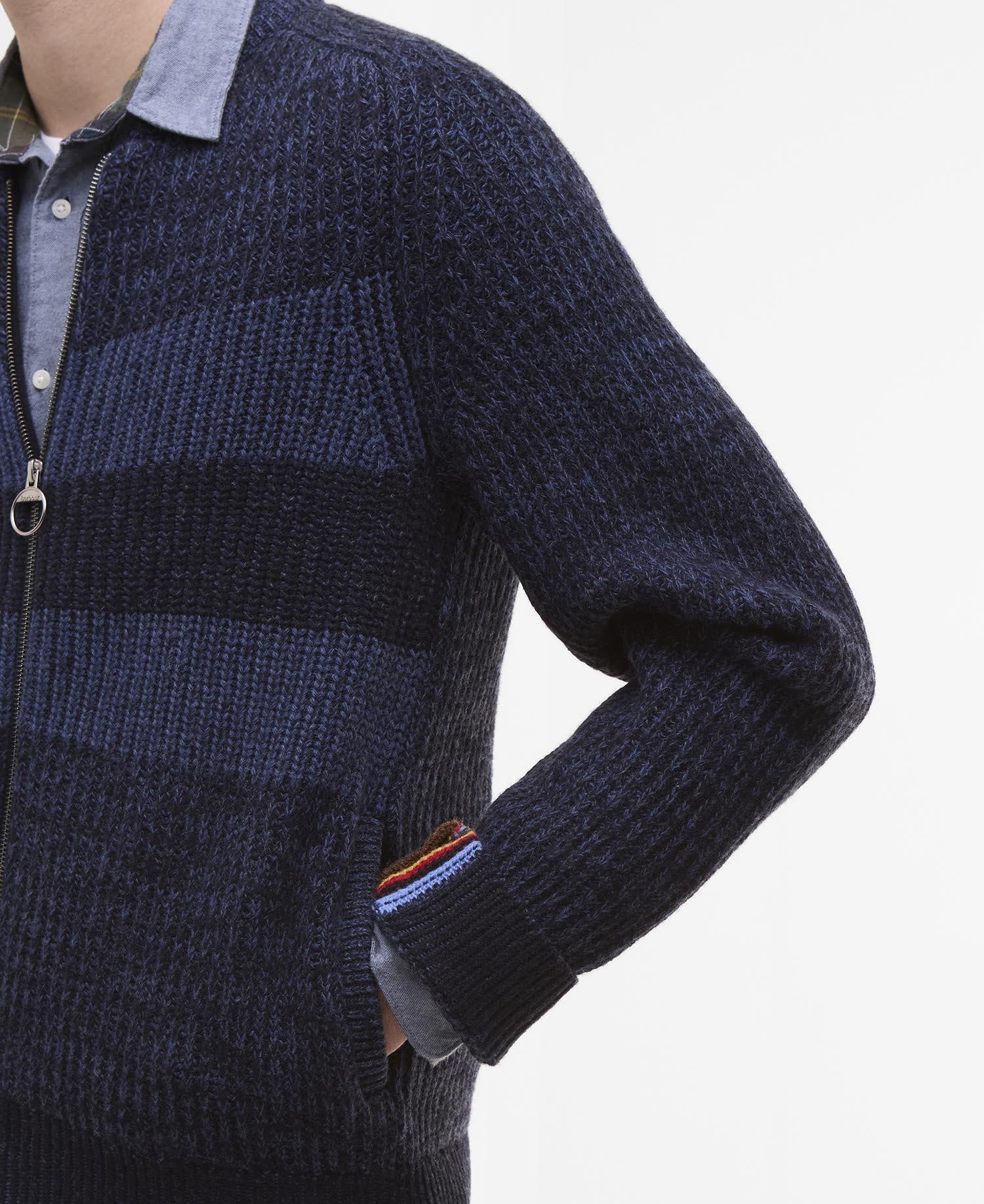 Paul Smith loves Barbour Strickjacke - NY91-Navy - Blau