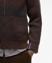 Paul Smith loves Barbour Strickjacke - RU71-Rustic - Braun