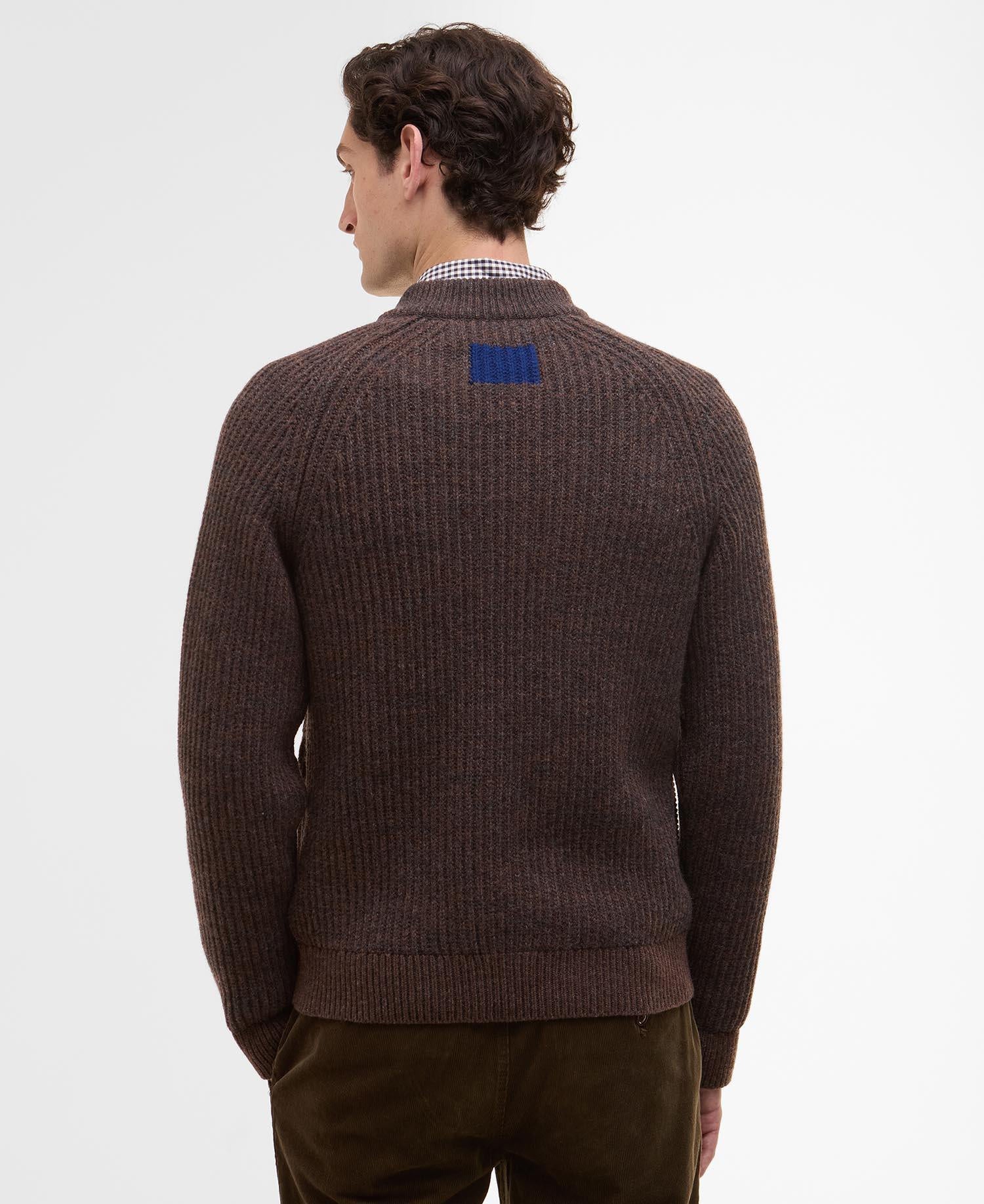 Paul Smith loves Barbour Strickjacke - RU71-Rustic - Braun