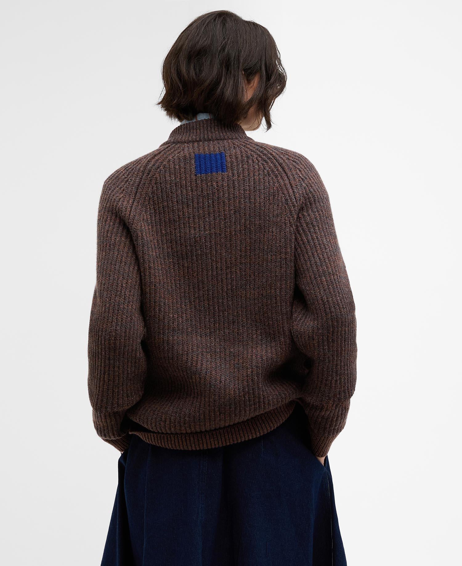 Paul Smith loves Barbour Strickjacke - RU71-Rustic - Braun