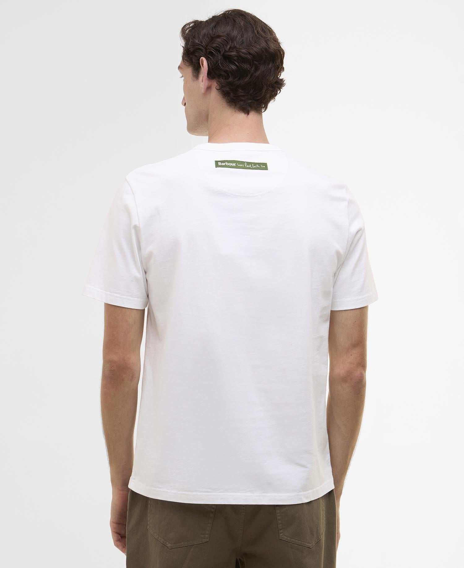 Barbour x Paul Smith T-Shirt - WH11-White - Weiß