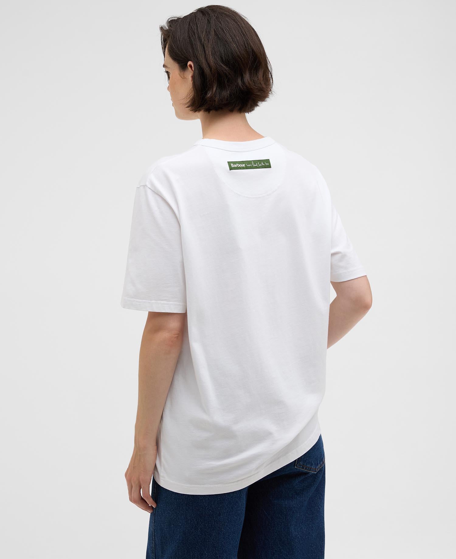 Barbour x Paul Smith T-Shirt - WH11-White - Weiß