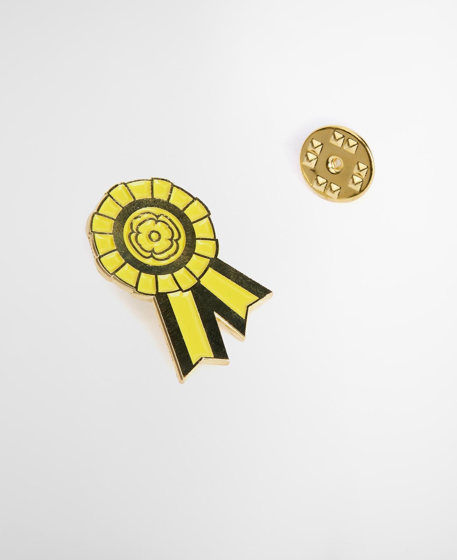 Barbour x Paul Smith Anstecknadel - YE31-Rosette - Gelb