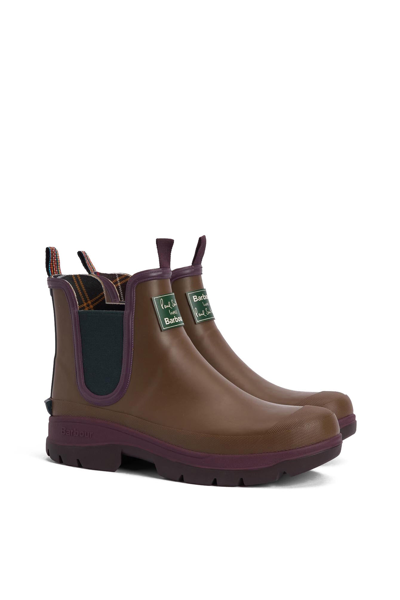 Paul Smith loves Barbour Gummistiefel - TA51-Tan - Braun