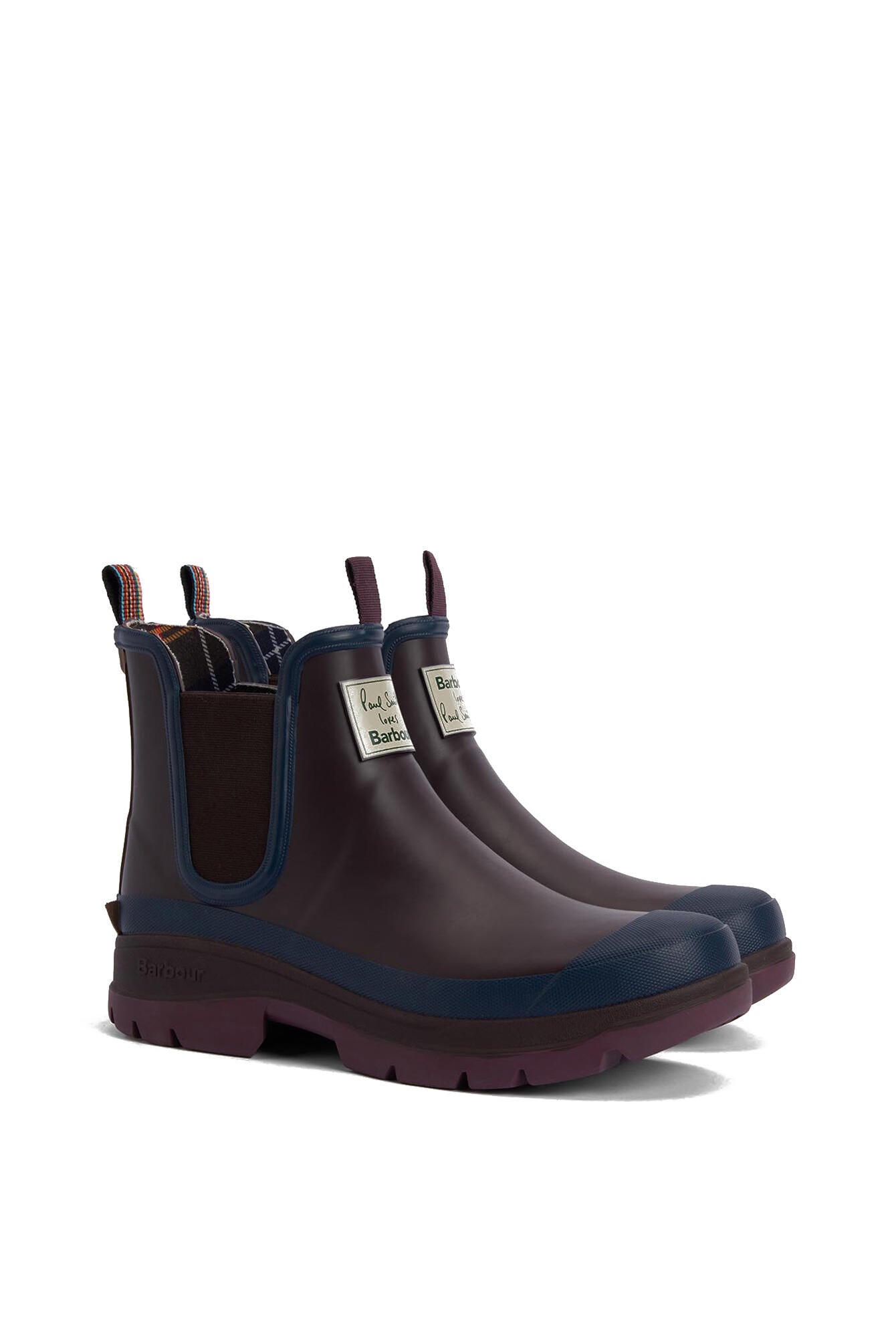 Paul Smith loves Barbour Gummistiefel - RU71-Rustic - Rot