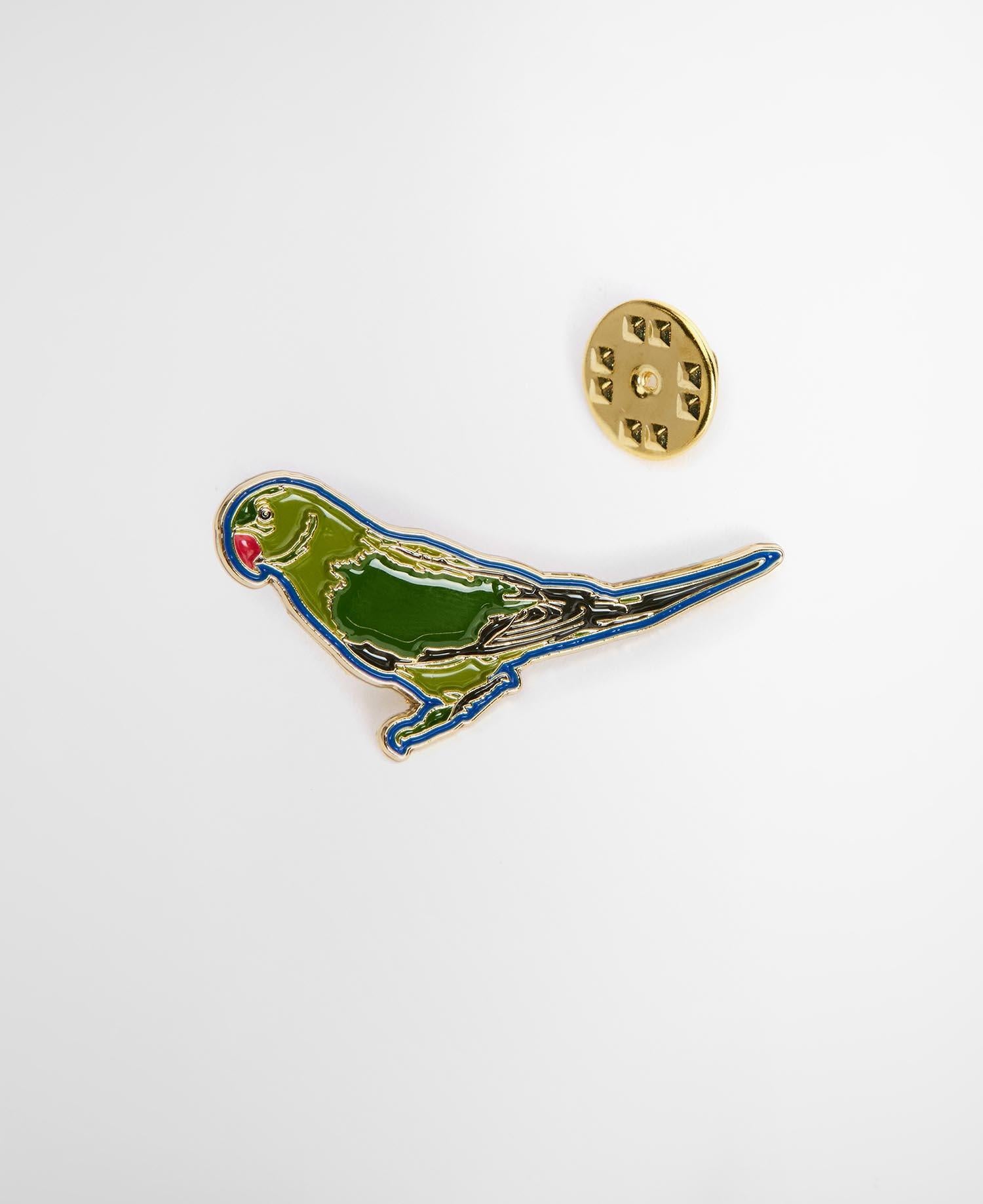Barbour x Paul Smith Anstecknadel - GN15-Parrot - Grün