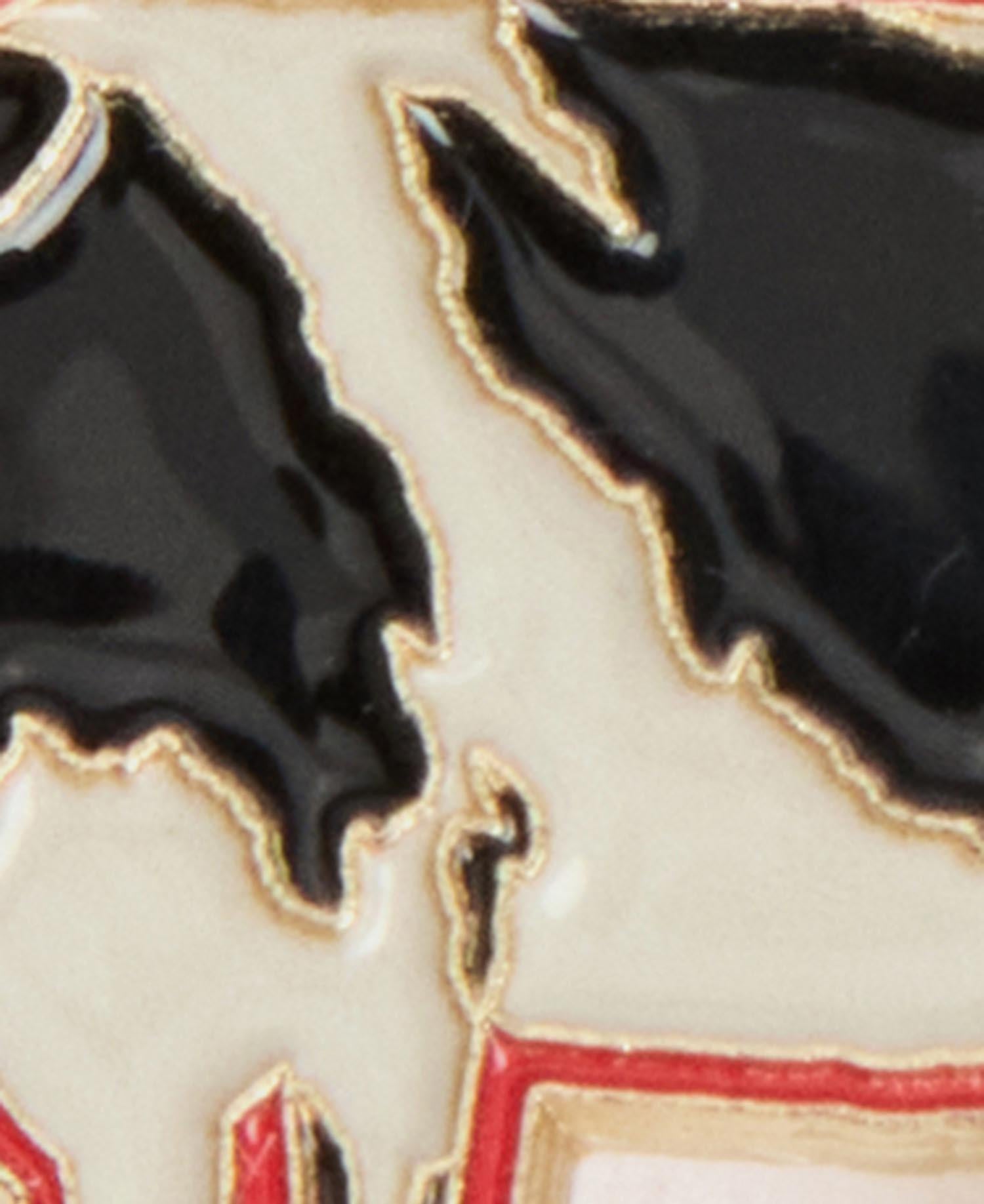 Barbour x Paul Smith Anstecknadel - WH11-Cow - Weiß