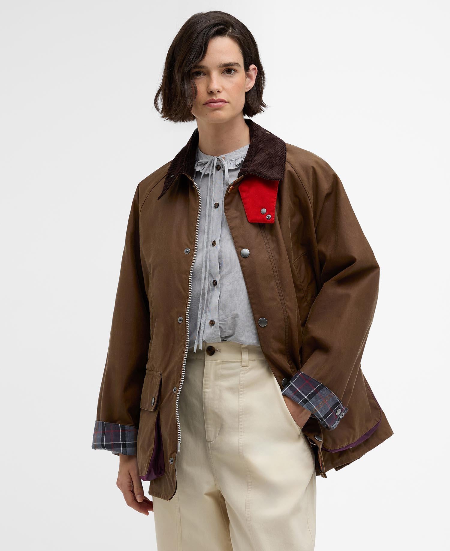 Barbour x Paul Smith Feldjacke BEDALE - TA51-Tan - Braun
