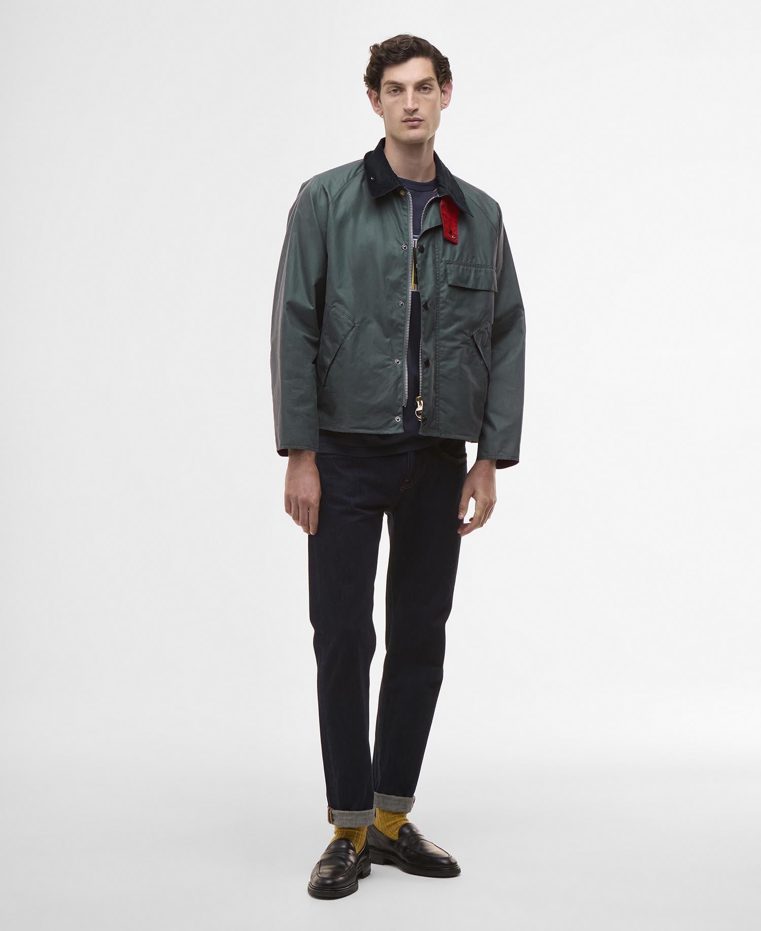 Barbour x Paul Smith Feldjacke TRANSPORT - GY91-Dark Sl - Türkis