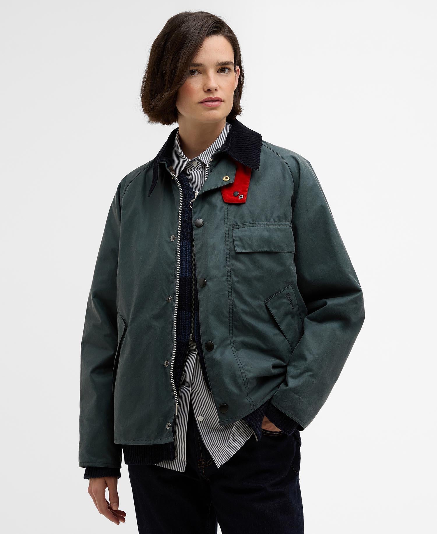 Barbour x Paul Smith Feldjacke TRANSPORT - GY91-Dark Sl - Türkis