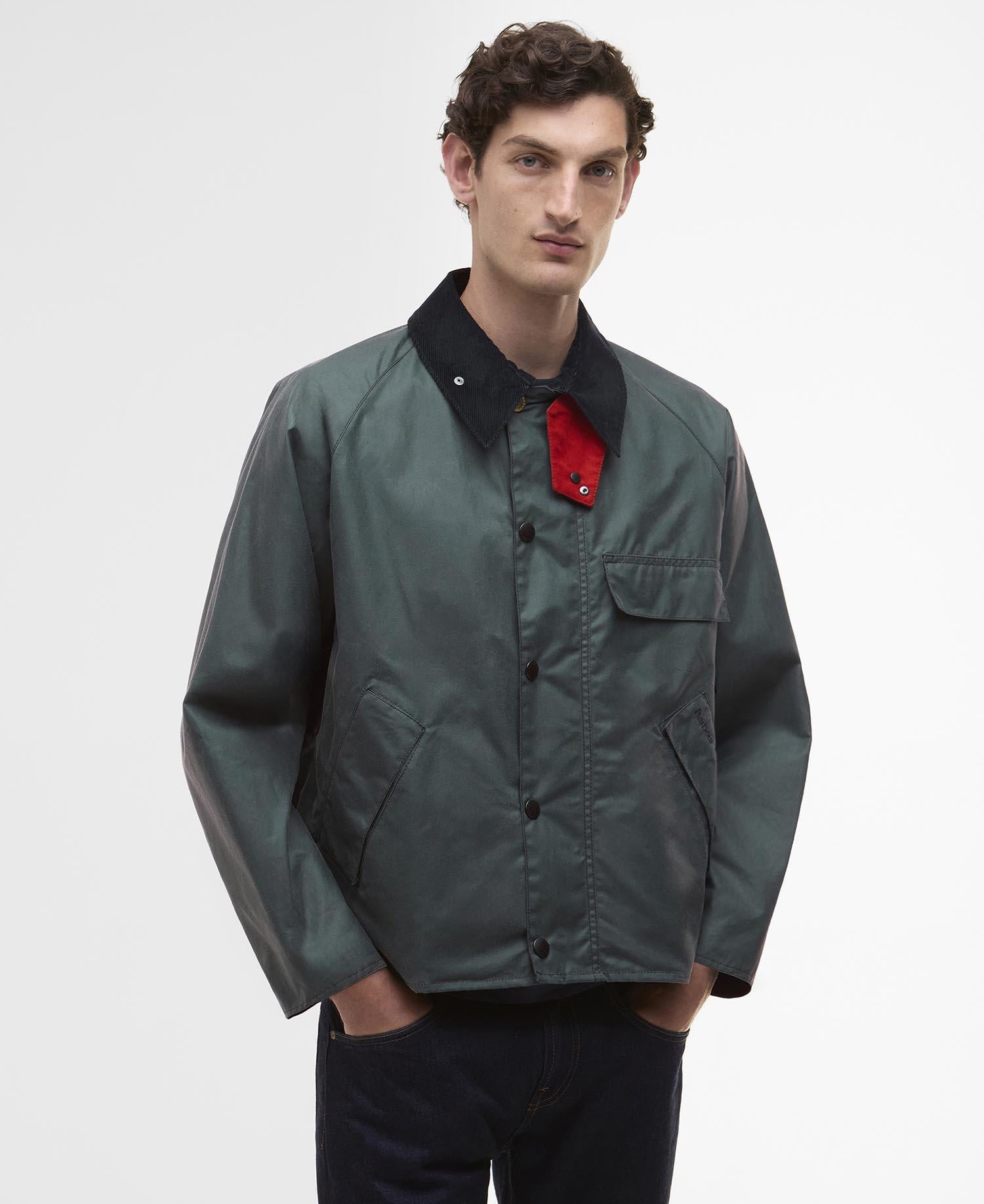 Barbour x Paul Smith Feldjacke TRANSPORT - GY91-Dark Sl - Türkis