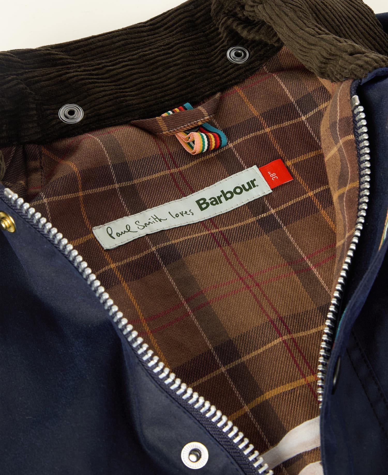 Barbour x Paul Smith Feldjacke BEDALE - NY94-Night S - Blau