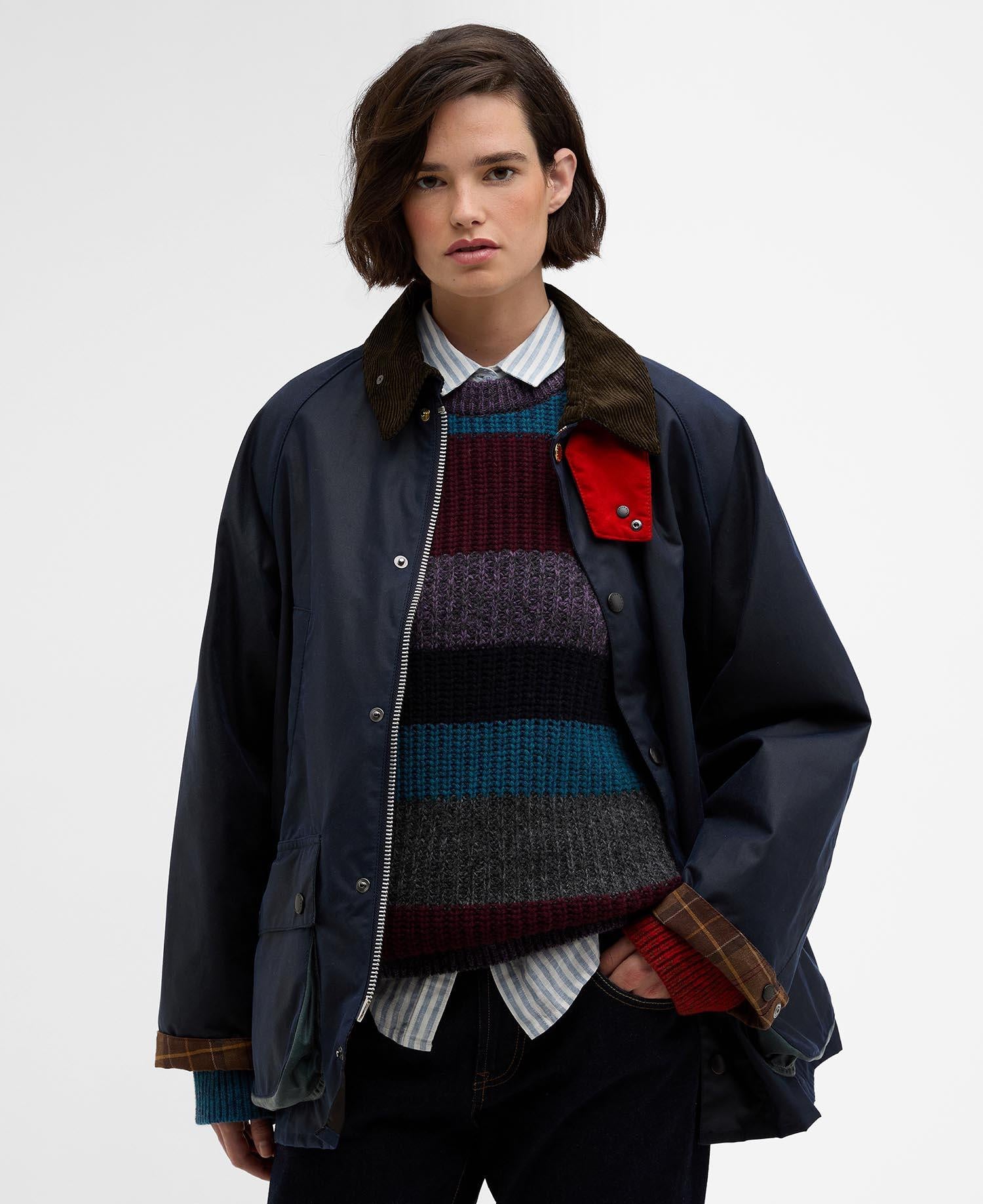 Barbour x Paul Smith Feldjacke BEDALE - NY94-Night S - Blau