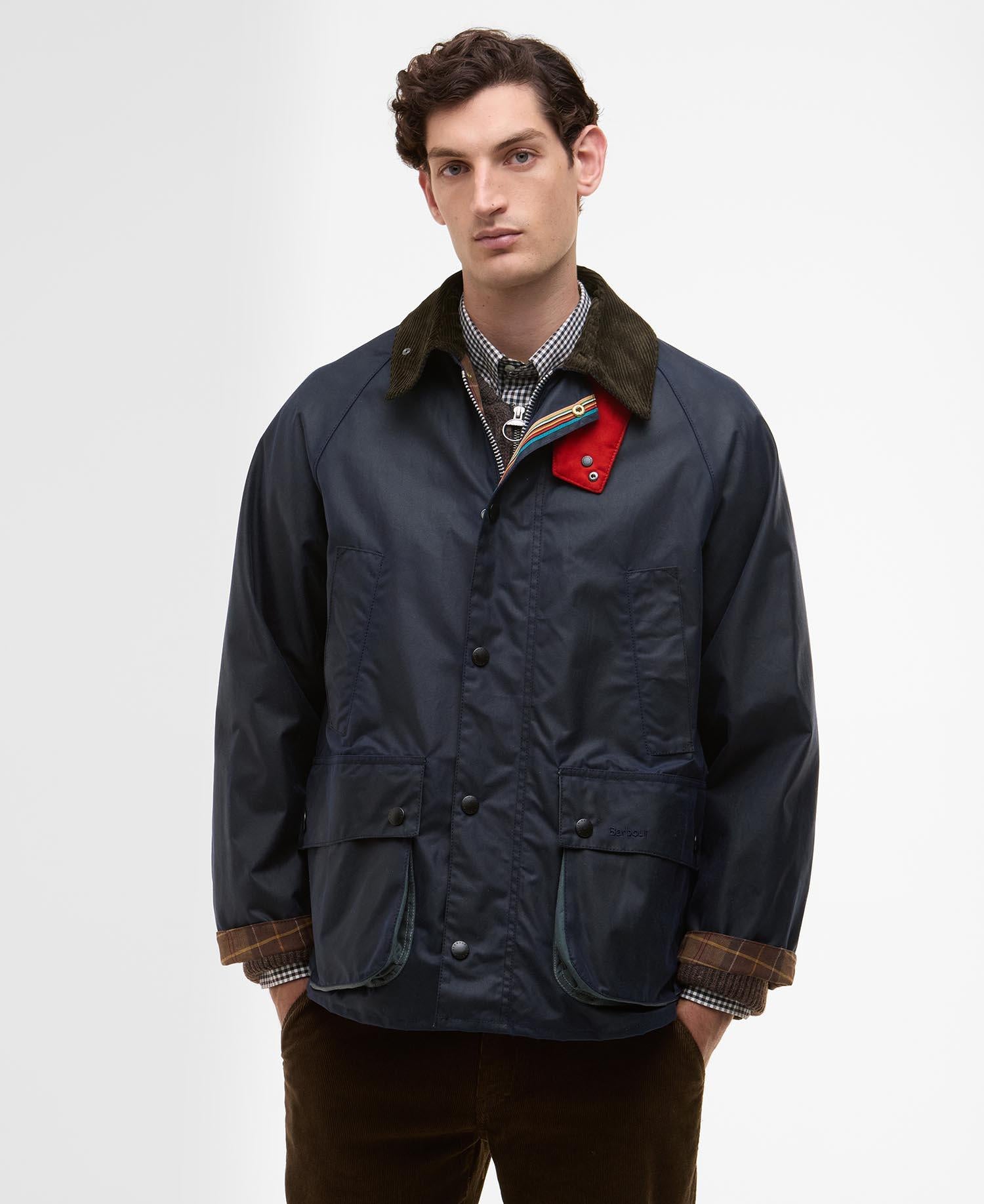 Barbour x Paul Smith Feldjacke BEDALE - NY94-Night S - Blau