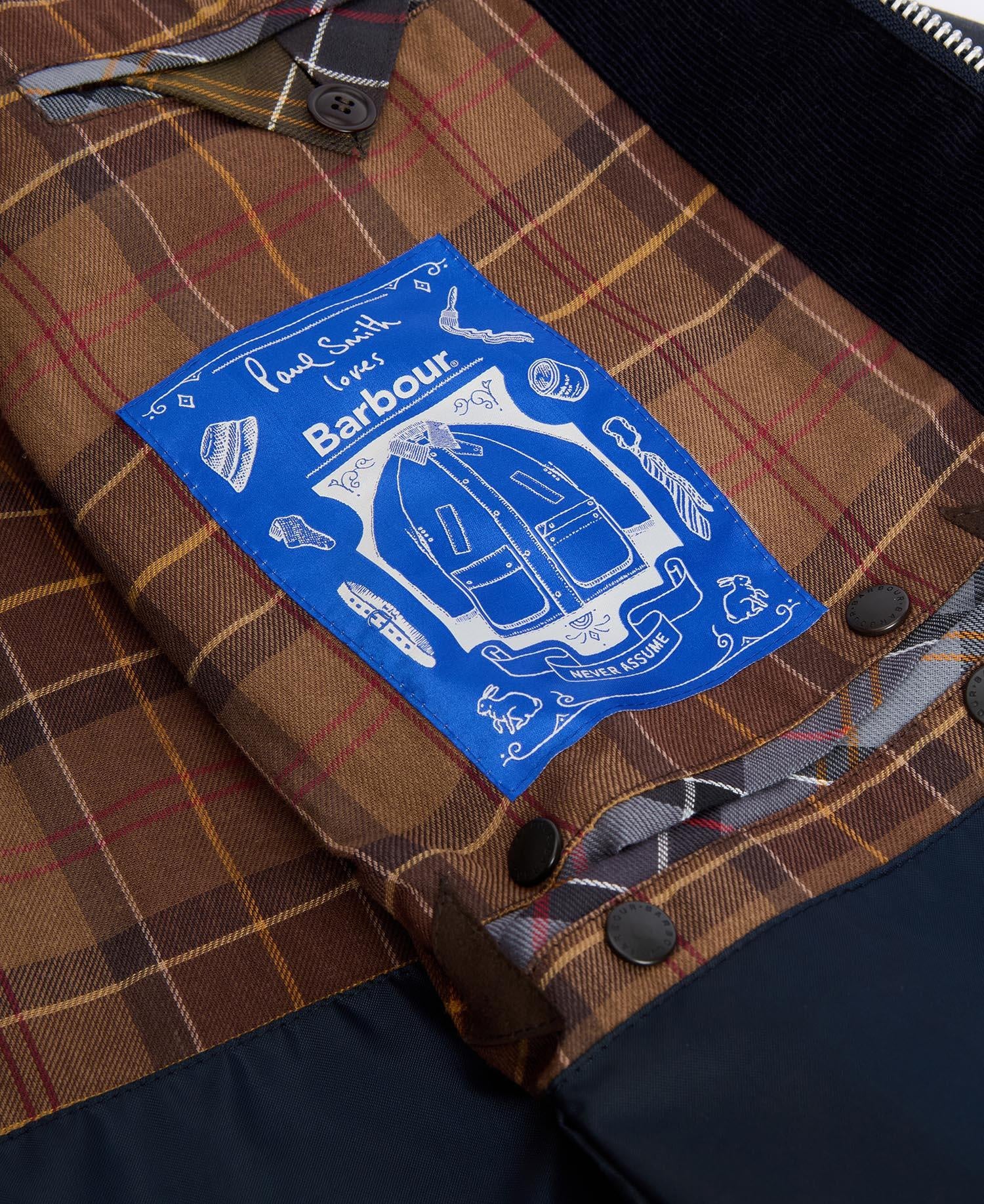 Barbour x Paul Smith Parka BEETSON - NY51-Navy - Blau