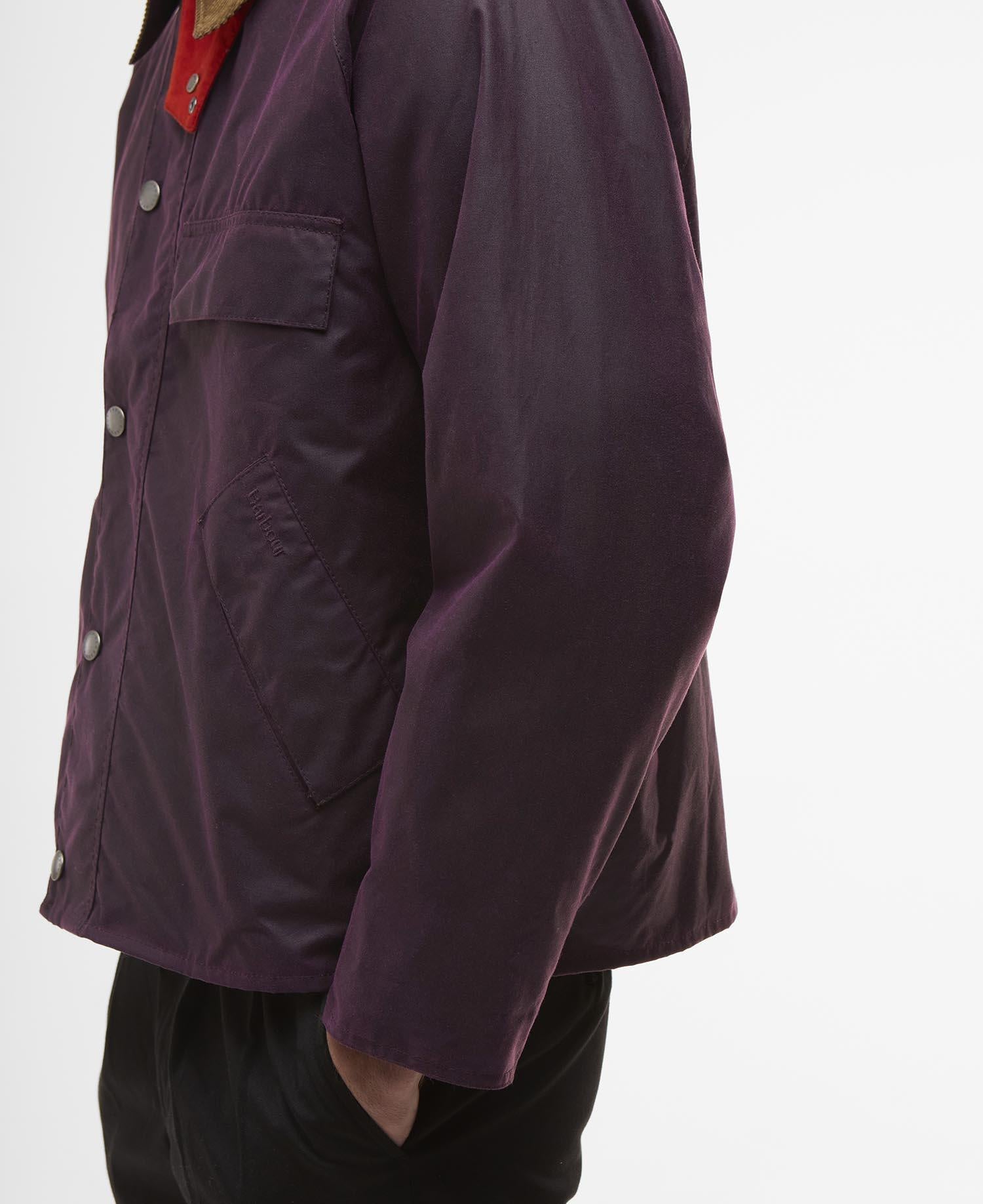 Barbour x Paul Smith Feldjacke TRANSPORT - PU71-Grape - Rot