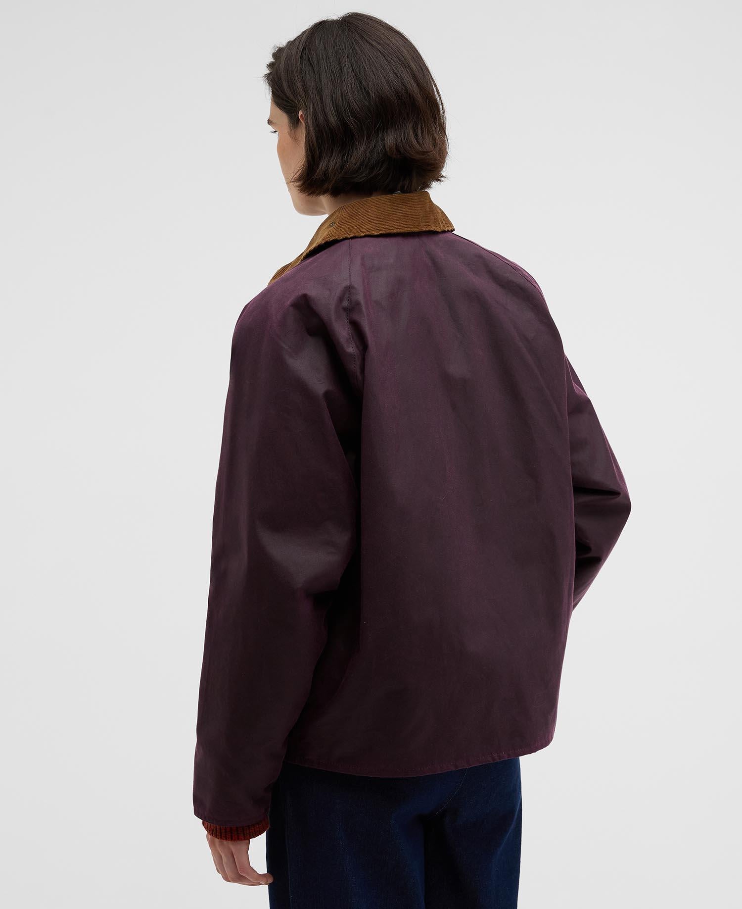 Barbour x Paul Smith Feldjacke TRANSPORT - PU71-Grape - Rot