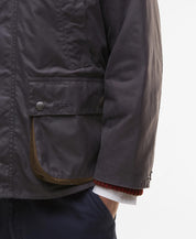 Barbour x Paul Smith Feldjacke BEDALE - PU11-Grey Li - Violett