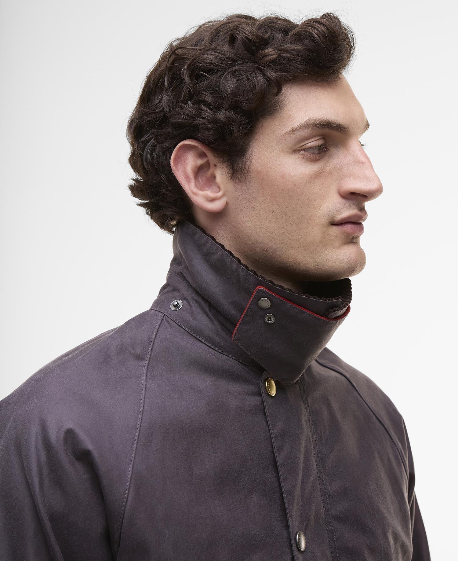 Barbour x Paul Smith Feldjacke BEDALE - PU11-Grey Li - Violett