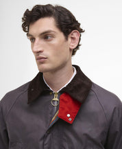 Barbour x Paul Smith Feldjacke BEDALE - PU11-Grey Li - Violett