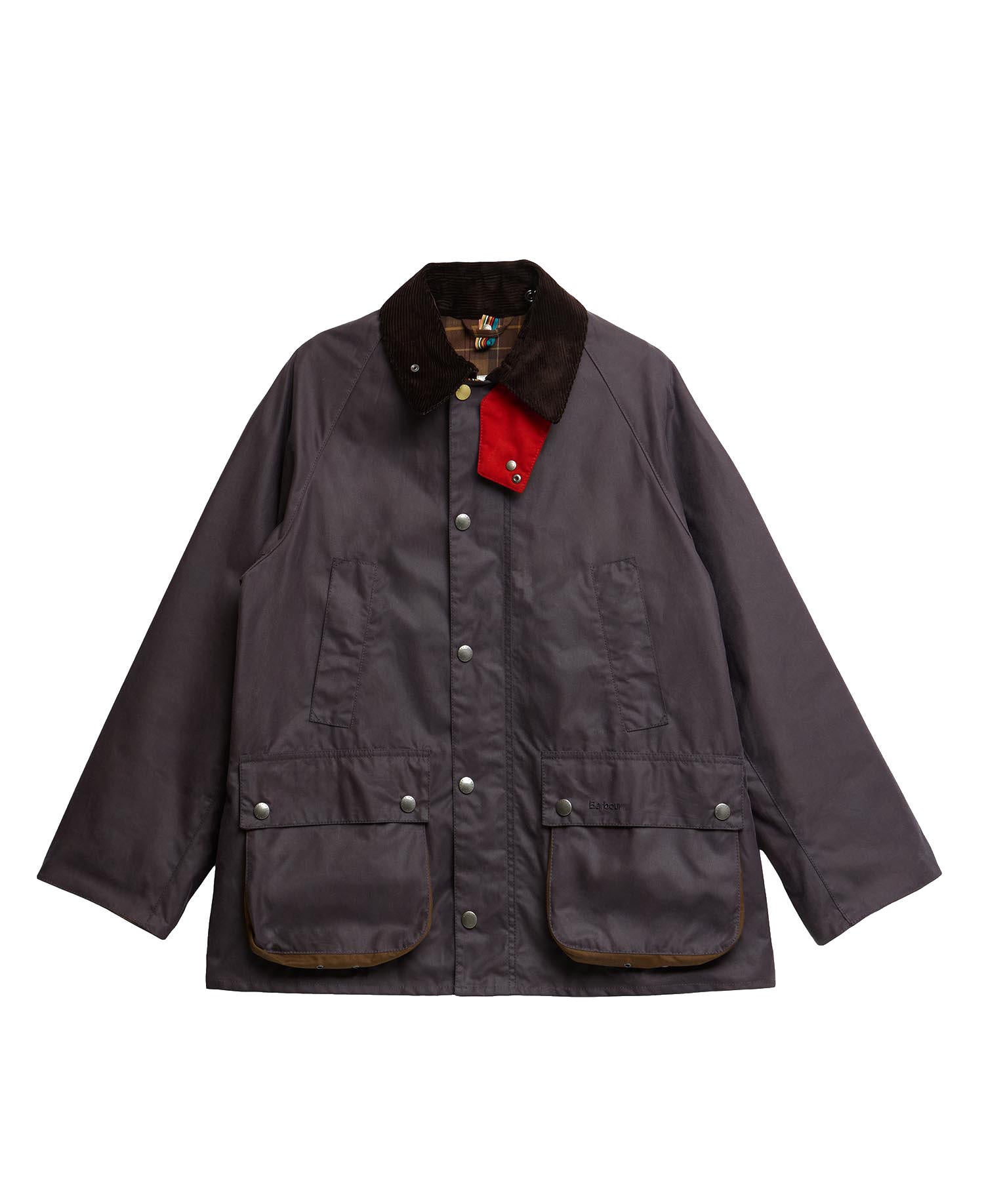 Barbour x Paul Smith Feldjacke BEDALE - PU11-Grey Li - Violett