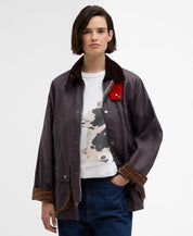 Barbour x Paul Smith Feldjacke BEDALE - PU11-Grey Li - Violett