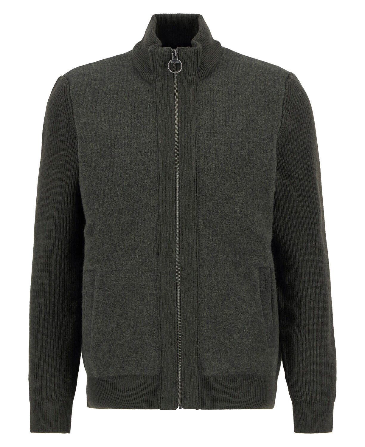 Strickjacke MILBURN aus Wollmix - OL71-Dark Ol - Grün