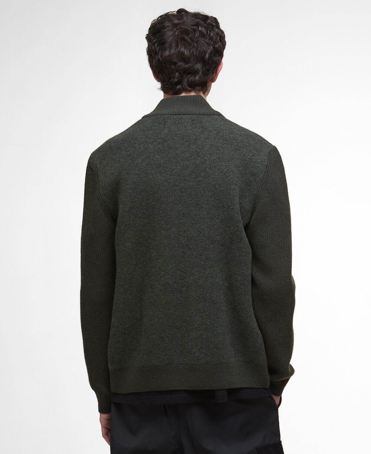 Strickjacke MILBURN aus Wollmix - OL71-Dark Ol - Grün
