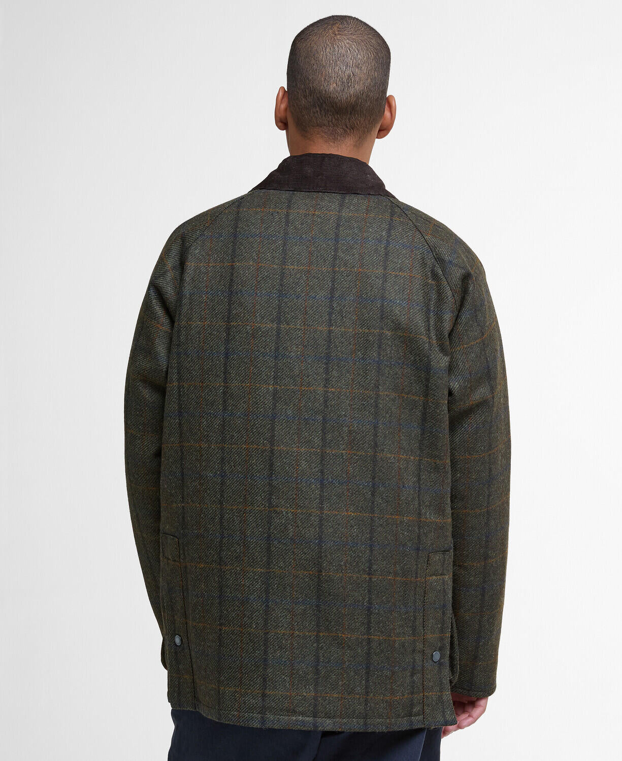 Wolljacke BEDALE kariert - OL91-Brown - Braun
