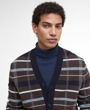 Cardigan KANE Tartan - BR17-Dark Oa - Braun