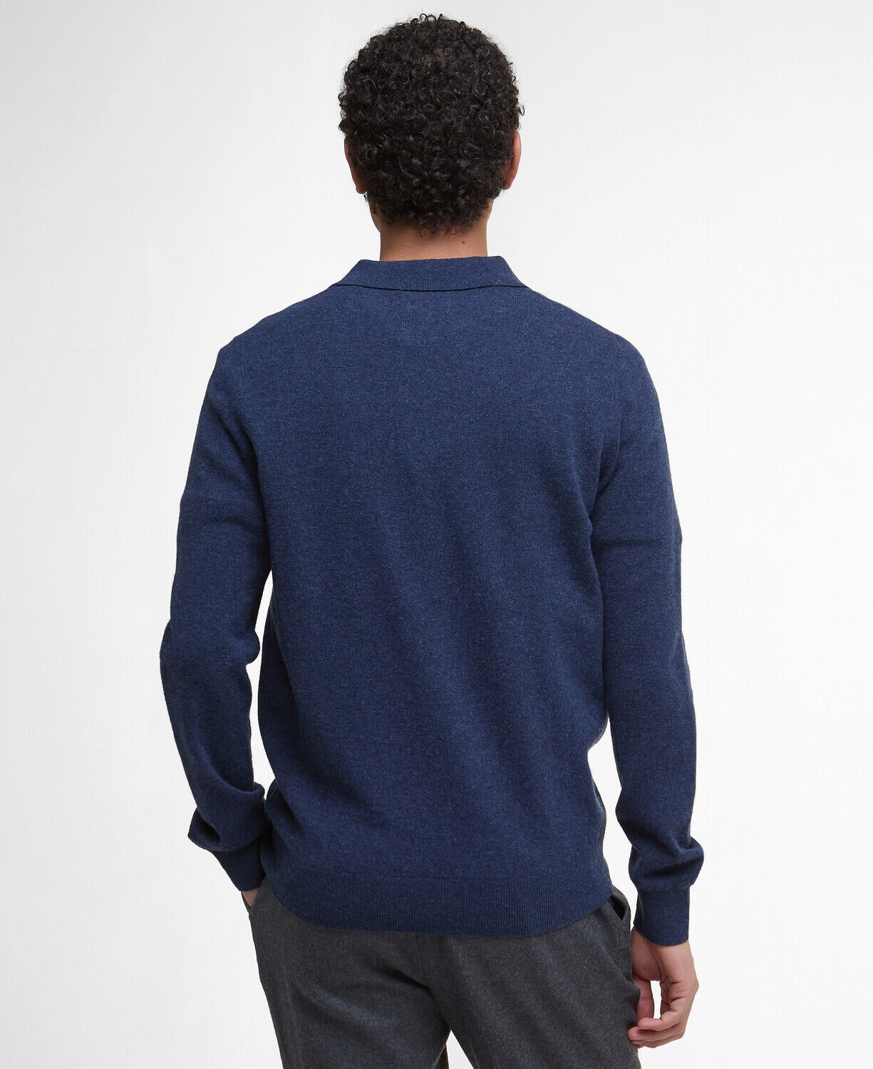 Strickpolo HUTHERSON - NY72-Navy Ma - Blau