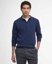 Strickpolo HUTHERSON - NY72-Navy Ma - Blau