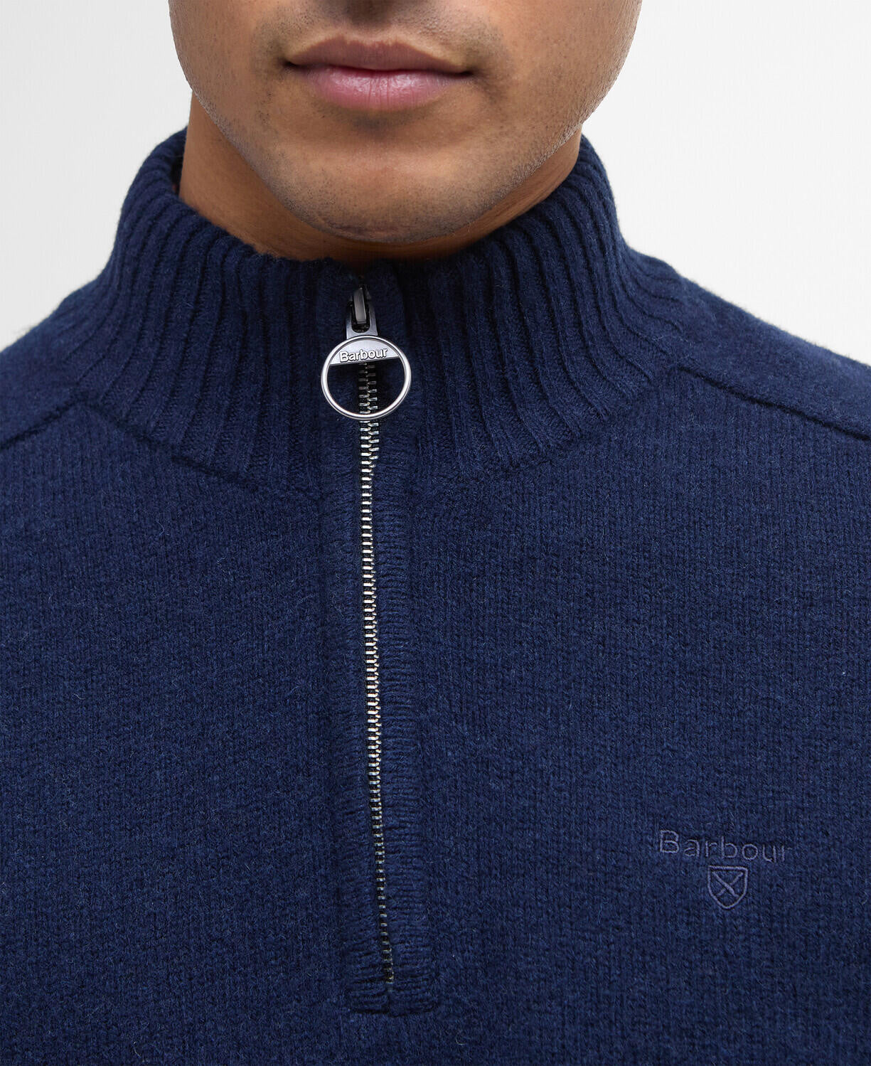 Strickpullover GRANGETOWN aus Wolle - NY91-Navy - Blau