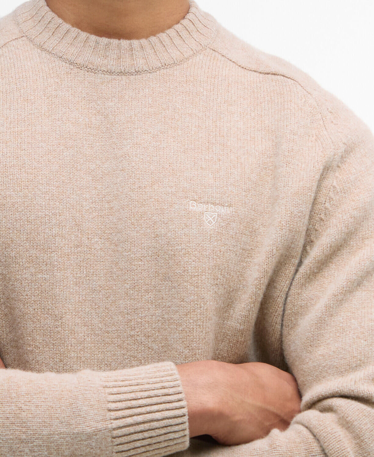 Strickpullover GRANGETOWN aus Wolle - ST17-Washed - Beige