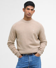 Strickpullover GRANGETOWN aus Wolle - ST17-Washed - Beige