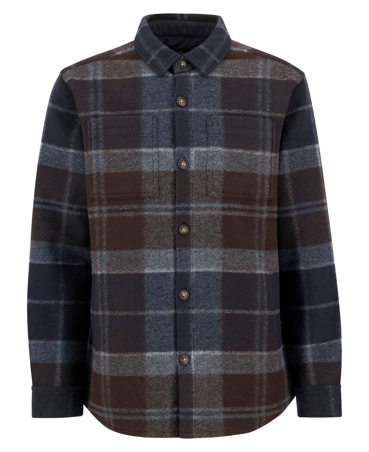 Overshirt CHAPTER TARTAN - TN38-Midnigh - Blau