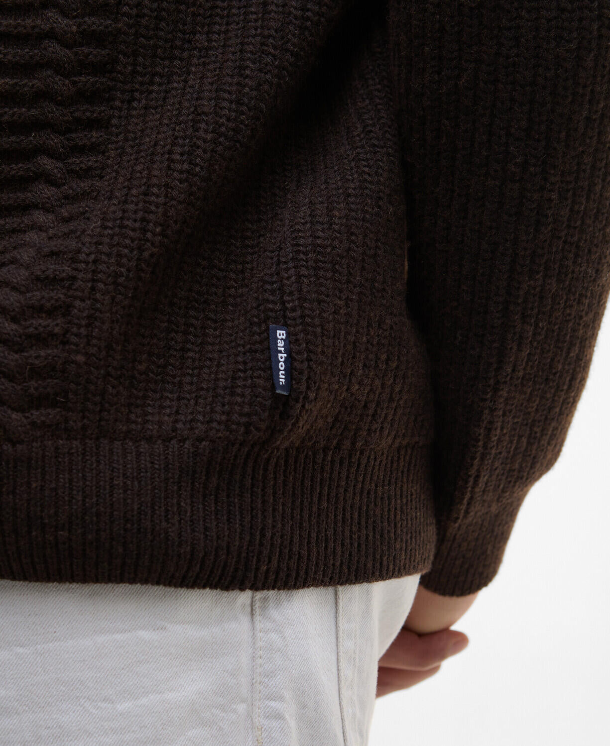 Strickpullover aus Wollmix - BR17-Dark Oa - Braun