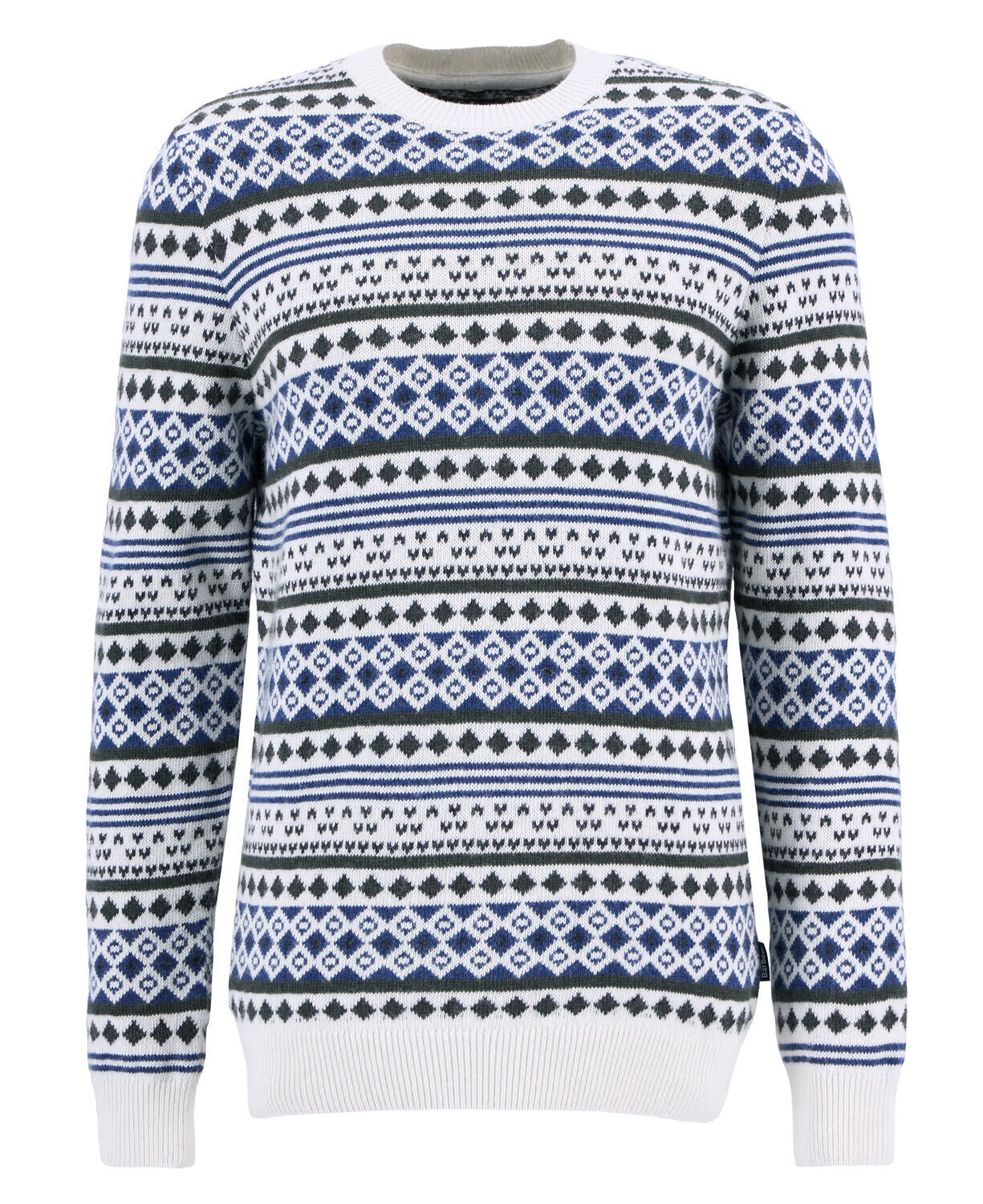 Strickpullover ESDALE aus Wollmix - WH32-Whisper - Weiß