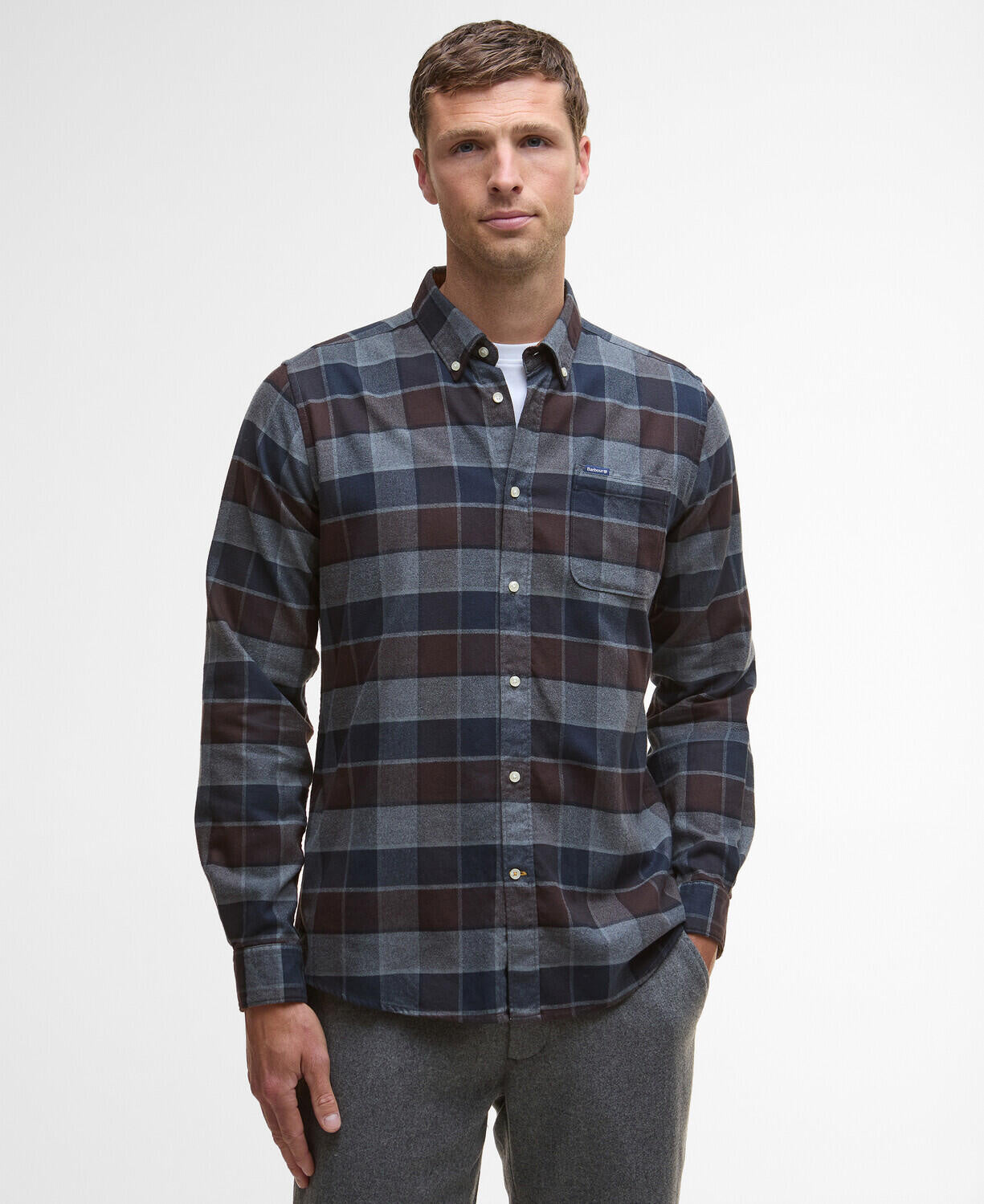 Hemd VALLEY Tailored Fit - BR17-Dark Oa - Blau