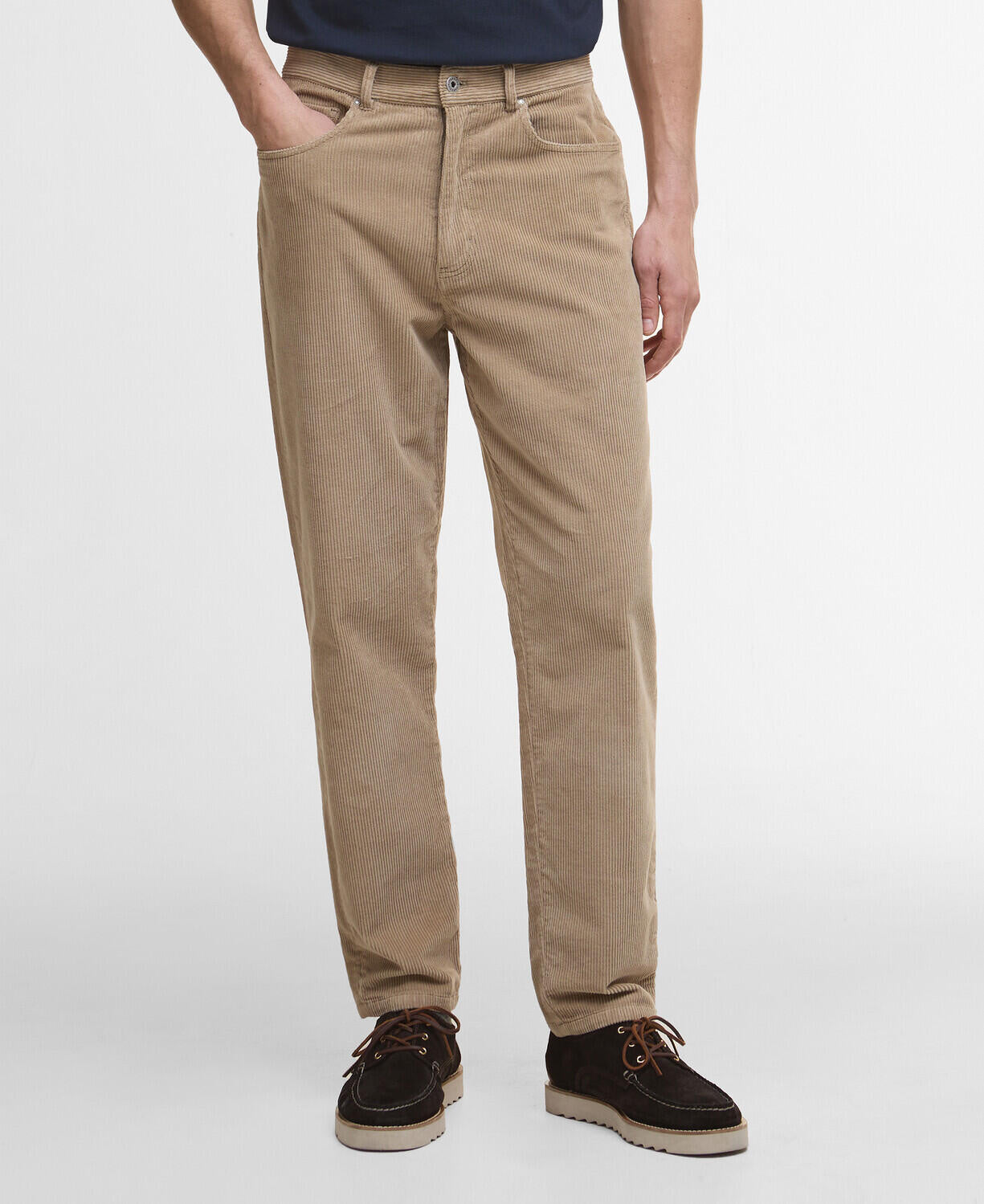 Cordhose Regular Fit - ST17-Washed Sto - Beige